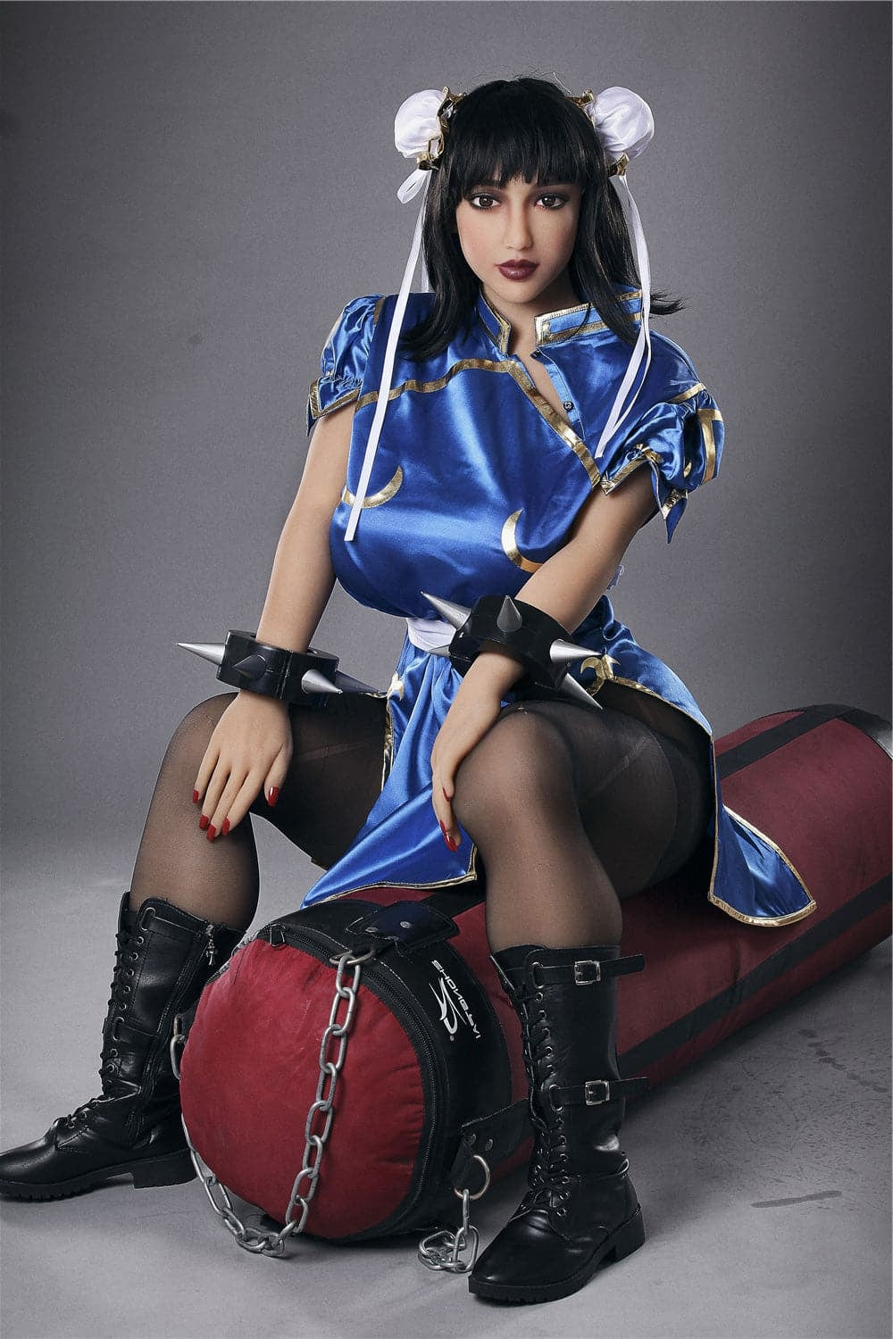 158cm/5ft2 I-Cup Game Women BBW Big Booty Sex Doll Chun-Li TPE Irontech