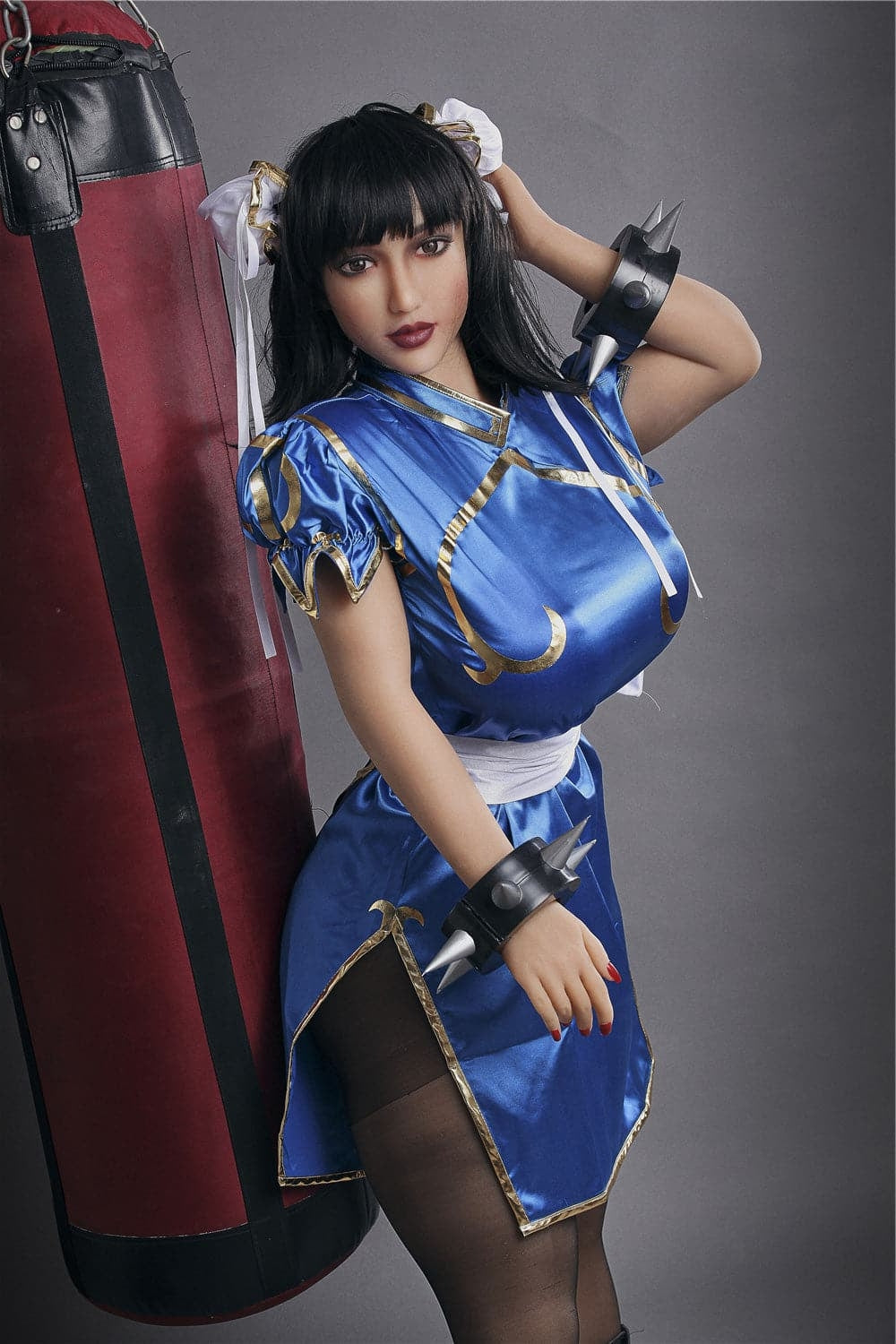 158cm/5ft2 I-Cup Game Women BBW Big Booty Sex Doll Chun-Li TPE Irontech