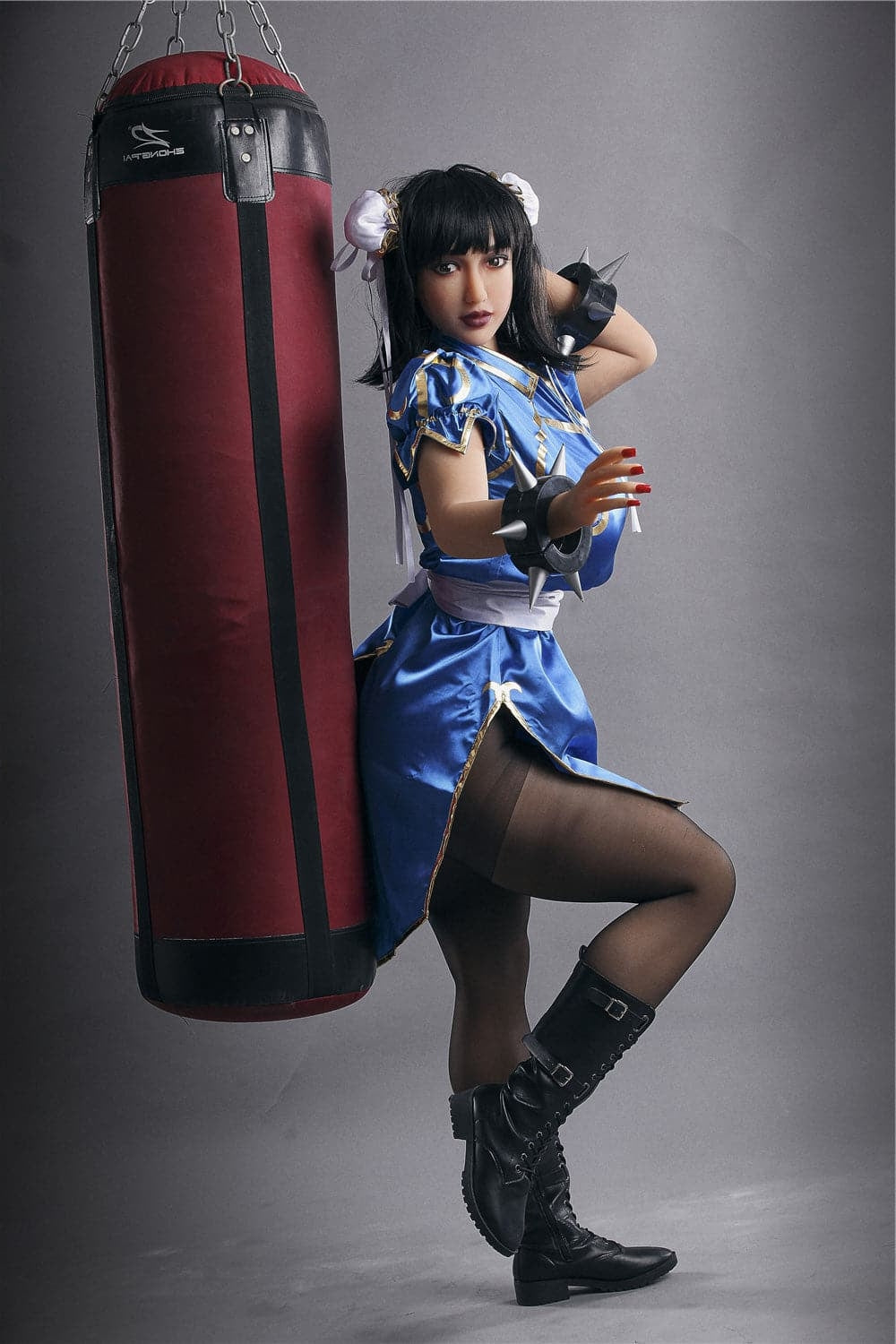 158cm/5ft2 I-Cup Game Women BBW Big Booty Sex Doll Chun-Li TPE Irontech