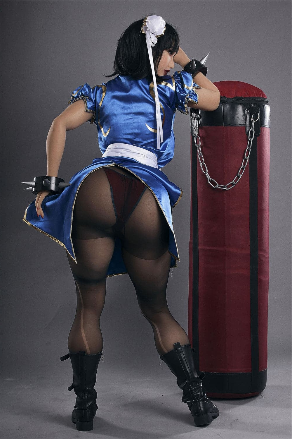 158cm/5ft2 I-Cup Game Women BBW Big Booty Sex Doll Chun-Li TPE Irontech