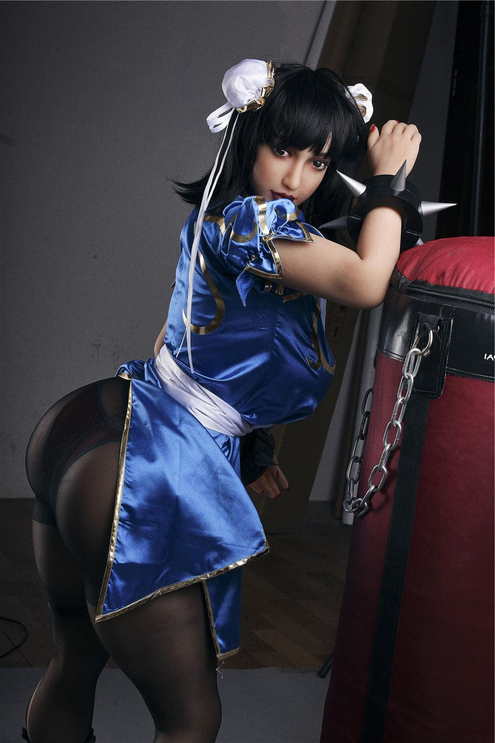 158cm/5ft2 I-Cup Game Women BBW Big Booty Sex Doll Chun-Li TPE Irontech