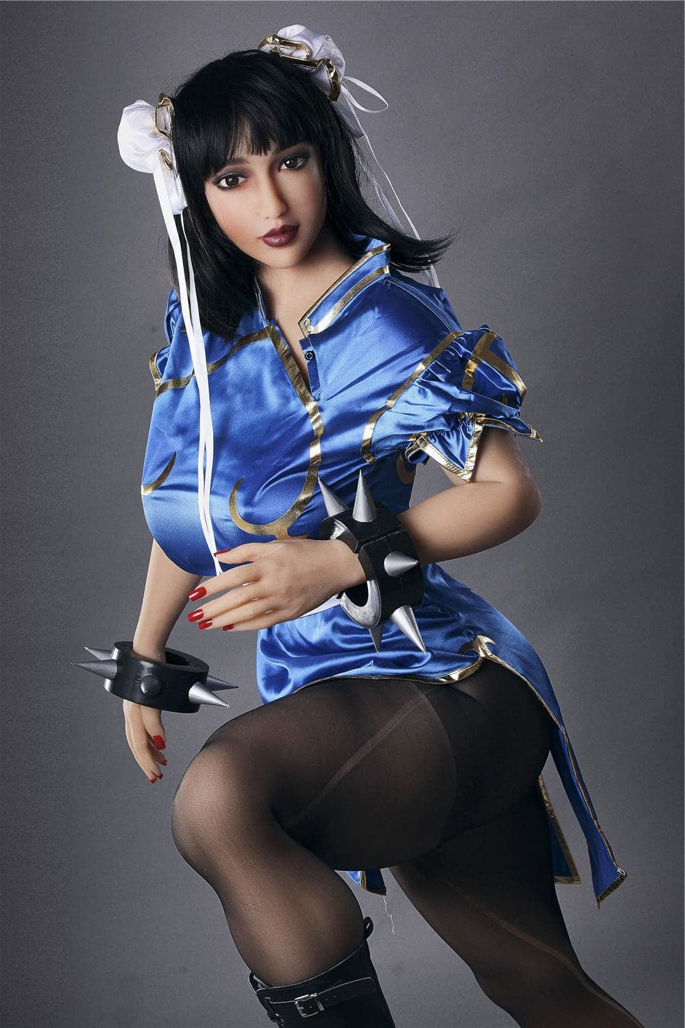 158cm/5ft2 I-Cup Game Women BBW Big Booty Sex Doll Chun-Li TPE Irontech