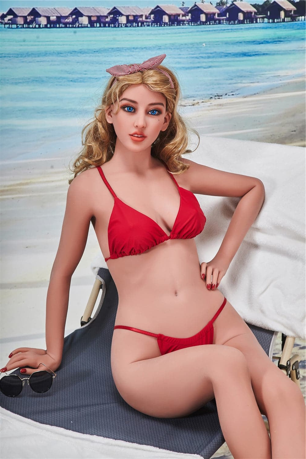 163cm/5ft4 C-Cup Skinny Sexy Beach Women TPE Sex Doll with #57 Head- C Torso Irontech