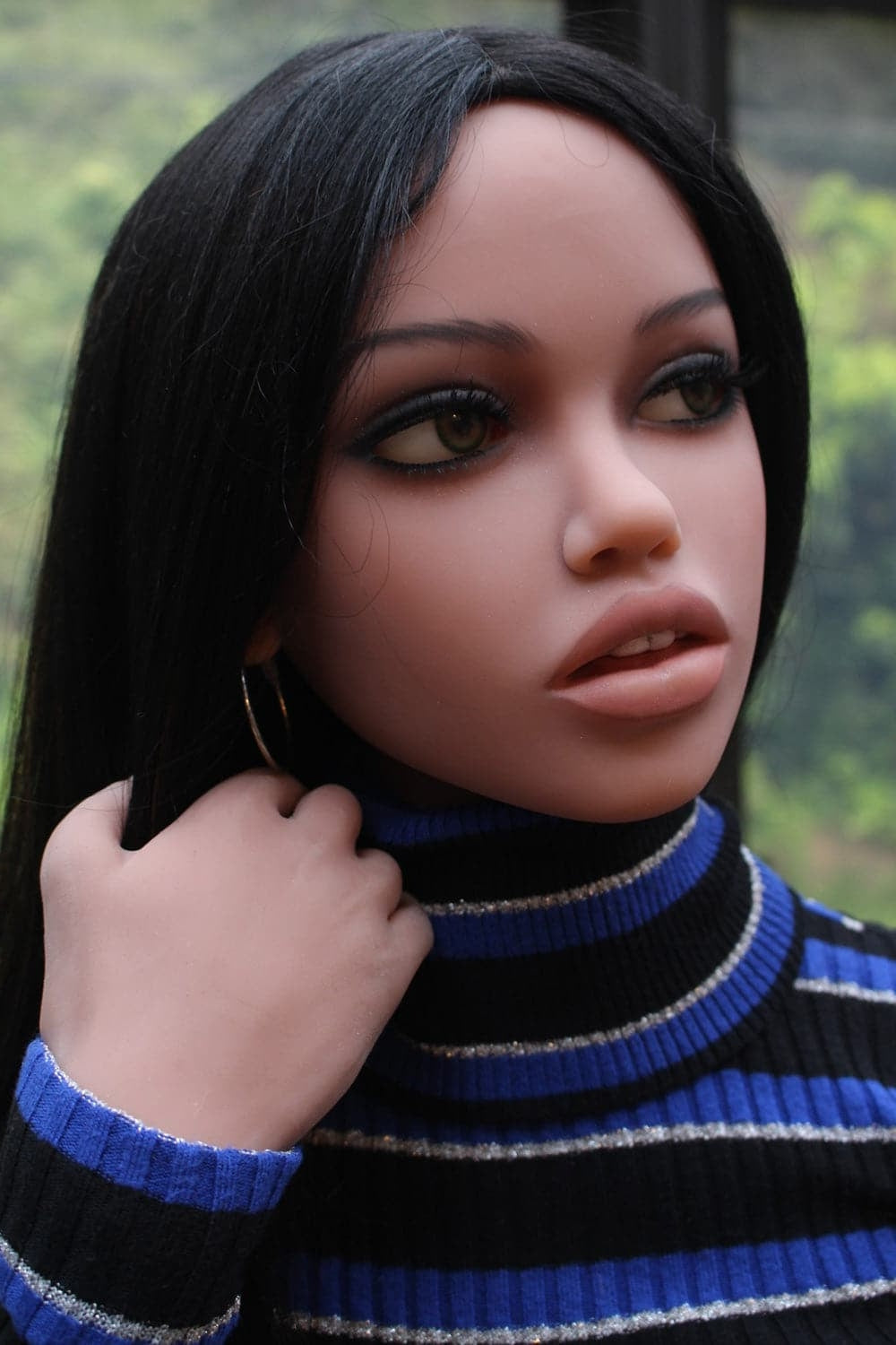 163cm/5ft4 C-Cup Skinny Ebony|Black TPE Sex Doll with #56 Head - Jane Torso Irontech