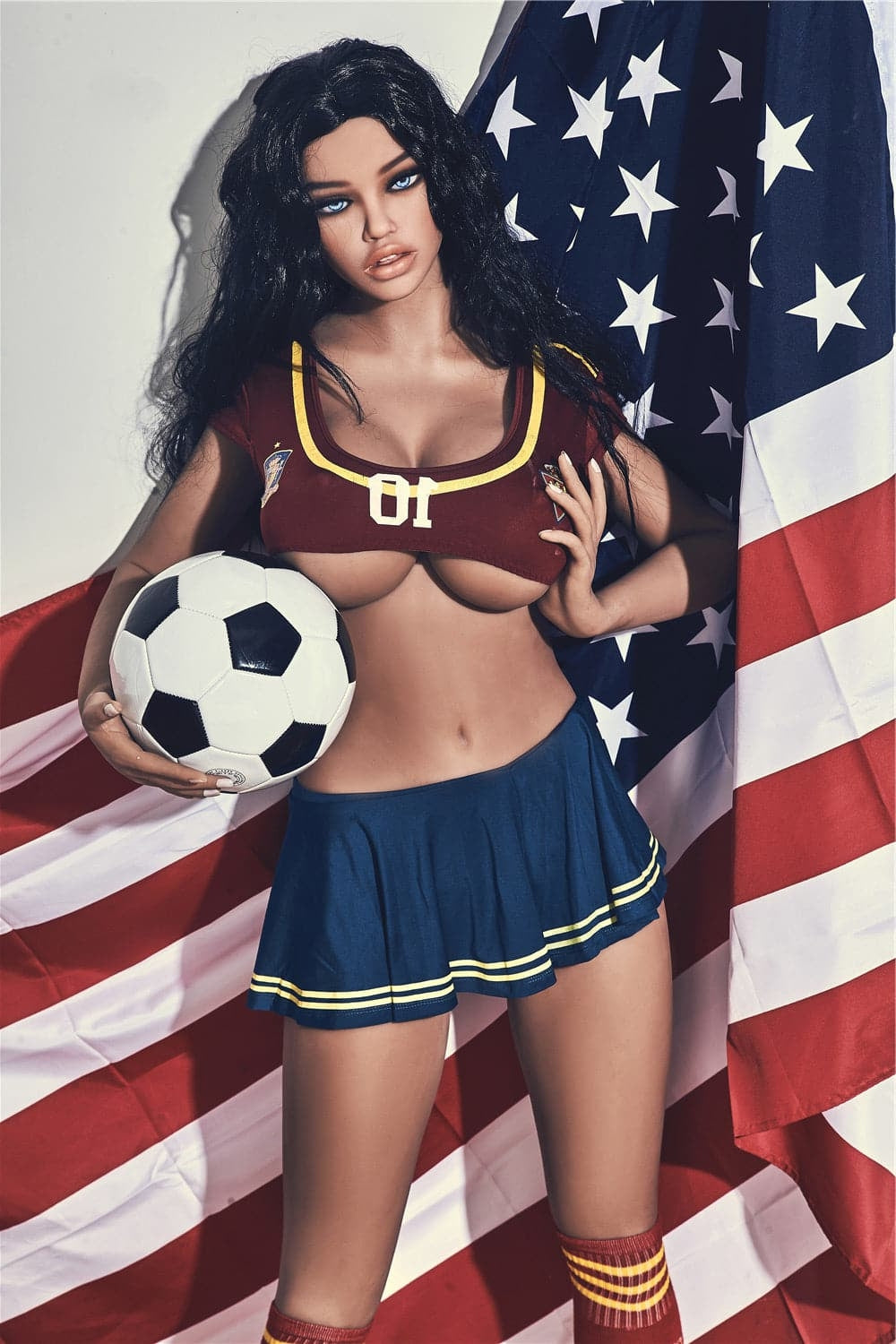 163cm/5ft4 C-Cup Super Sexy Cheerleader Sex Doll with #56 Head - Jane Torso TPE Irontech