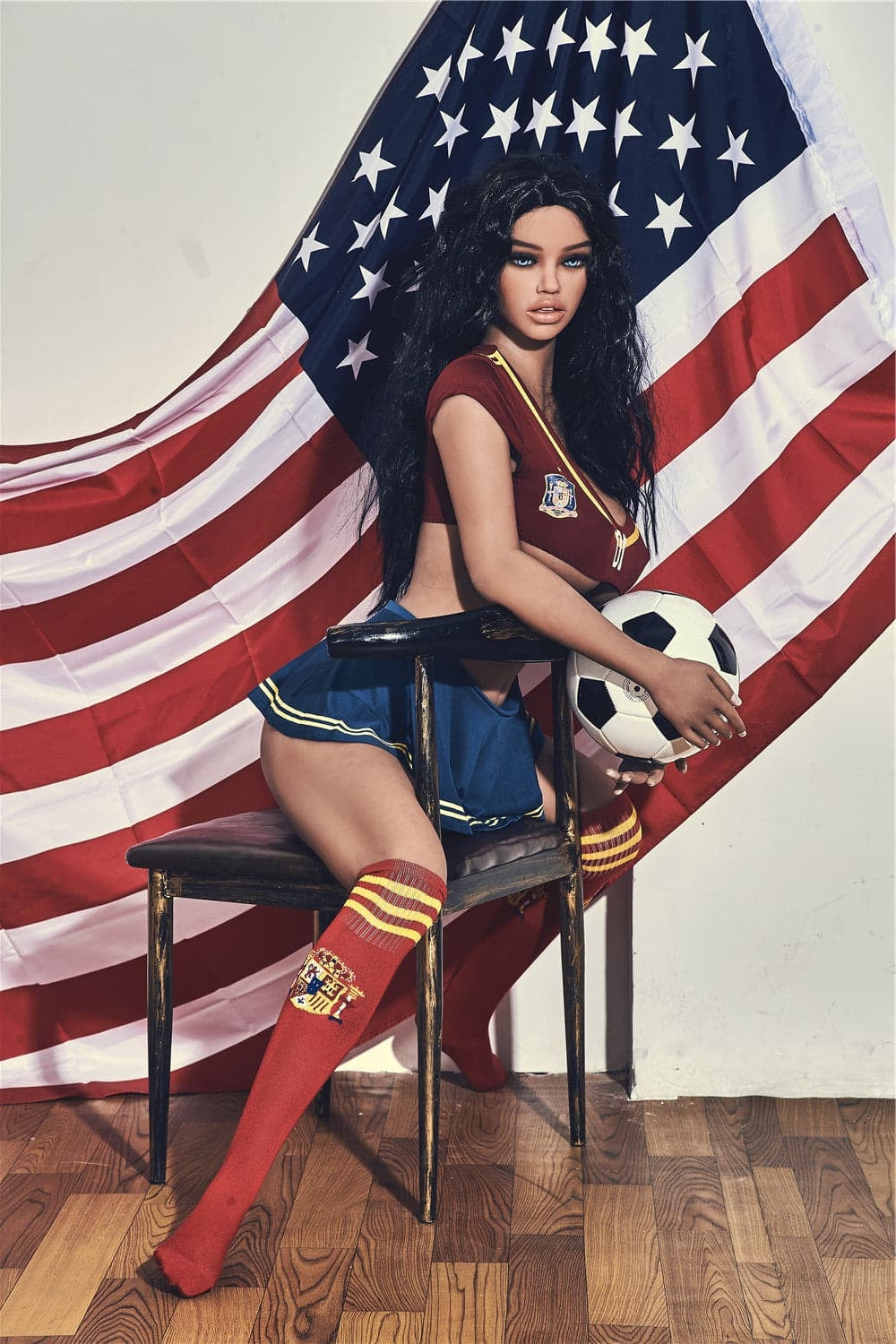 163cm/5ft4 C-Cup Super Sexy Cheerleader Sex Doll with #56 Head - Jane Torso TPE Irontech