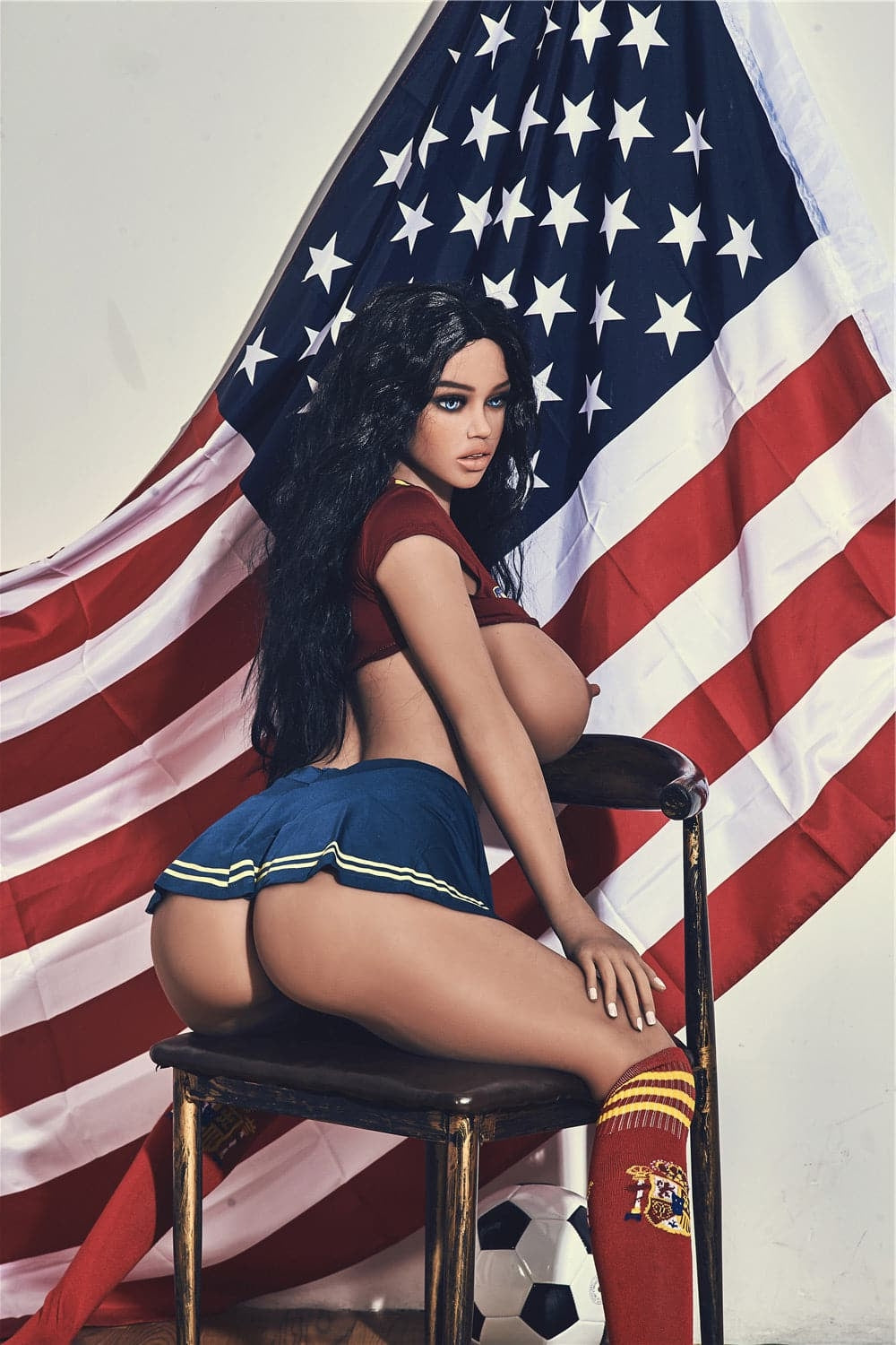 163cm/5ft4 C-Cup Super Sexy Cheerleader Sex Doll with #56 Head - Jane Torso TPE Irontech