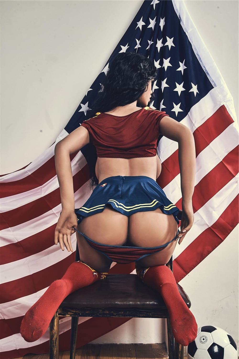 163cm/5ft4 C-Cup Super Sexy Cheerleader Sex Doll with #56 Head - Jane Torso TPE Irontech