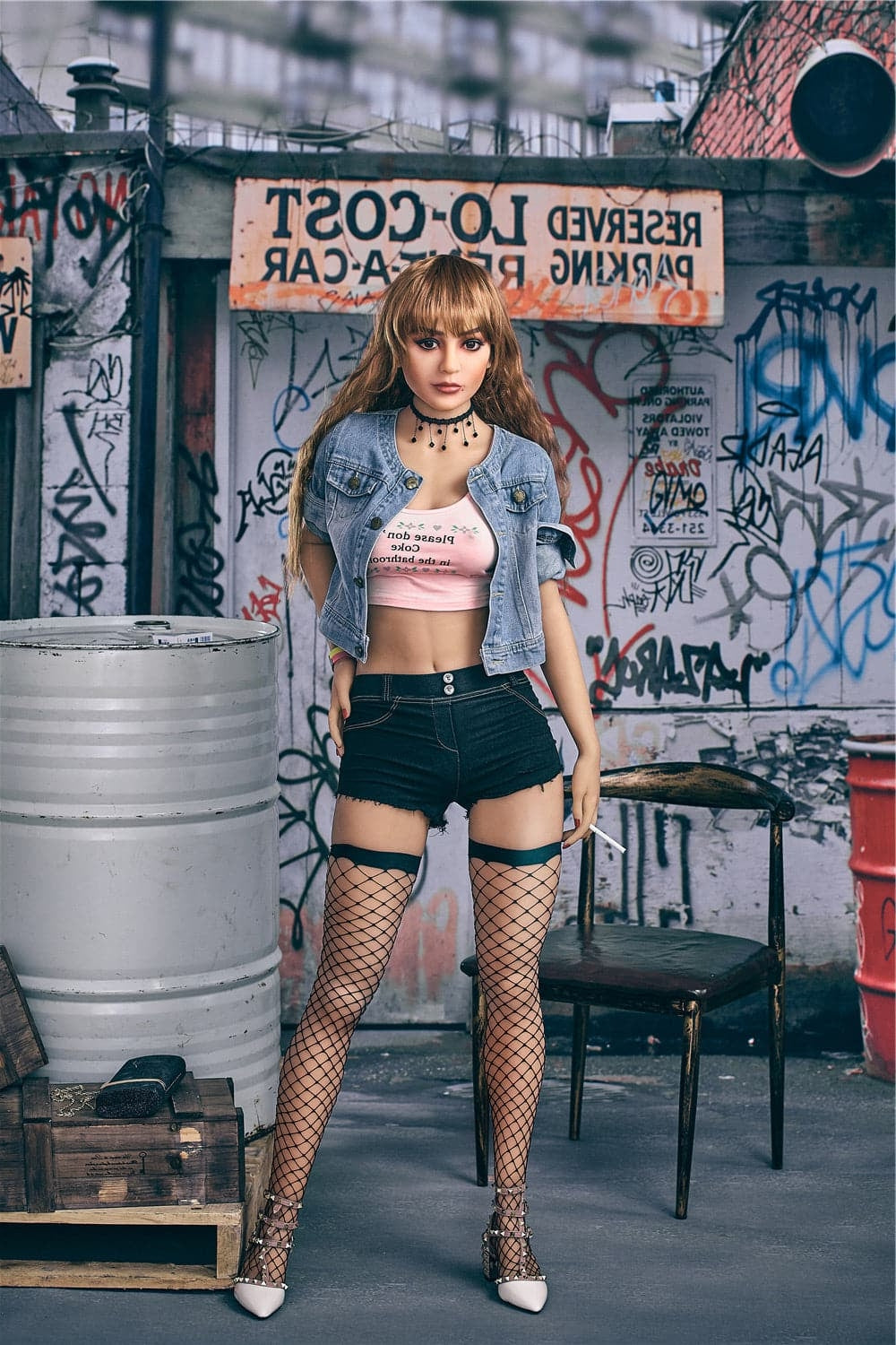 163cm/5ft4 C-Cup Rock Women Small Tits Sex Doll with #72 Head - Julia Torso TPE Irontech