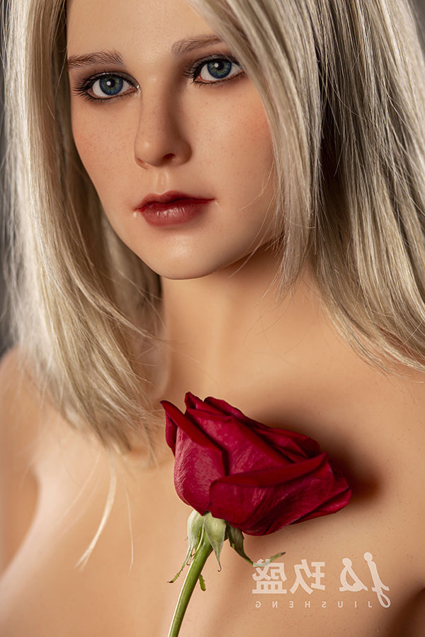 163cm/5ft4 F-cup Big Tits Silicone Head Sex Doll - #30 Evelyn Jiusheng