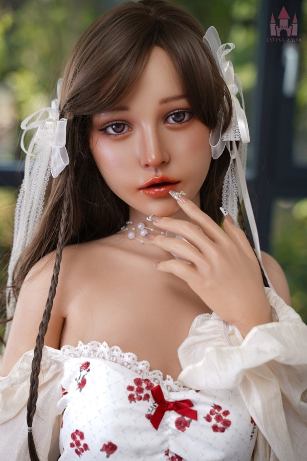 EU In Stock - 158cm/5ft2 B-cup Small Breast Silicone Sex Doll - #S21 Dolls Castle