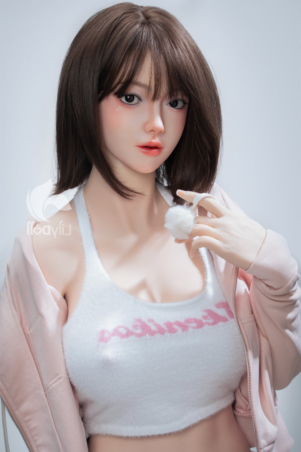 168cm/5ft6 F-Cup Hybrid Sex Doll - Elara-B, Head LH030A-B Silicone & TPE Body Lily