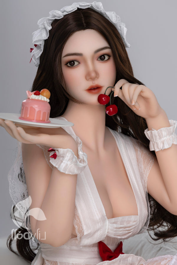 US In Stock - 158cm/5ft2 D-Cup Hybrid Sex Doll Elara-C, Head LH030A-C Torso Silicone & TPE Body Lily