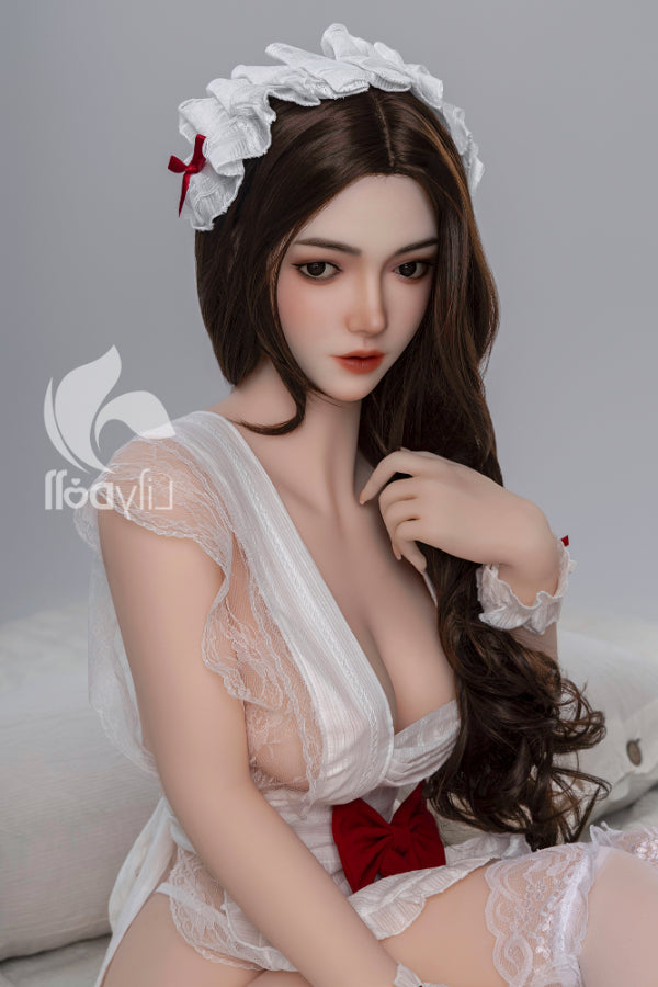US In Stock - 158cm/5ft2 D-Cup Hybrid Sex Doll Elara-C, Head LH030A-C Torso Silicone & TPE Body Lily