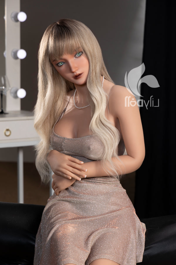 158cm/5ft2 D-Cup Hybrid Sex Doll - Freya-B, Head LH031A-B Silicone & TPE Body Lily