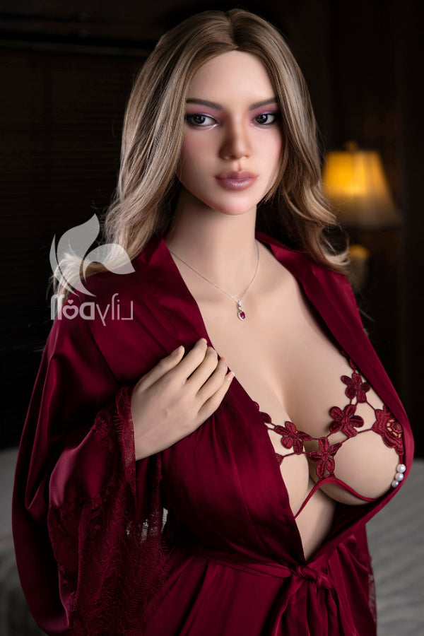 US In Stock - 157cm/5ft2 K-Cup BBW Hybrid Sex Doll - Vera-B, Head LH03 Torso Silicone & TPE Body Lily