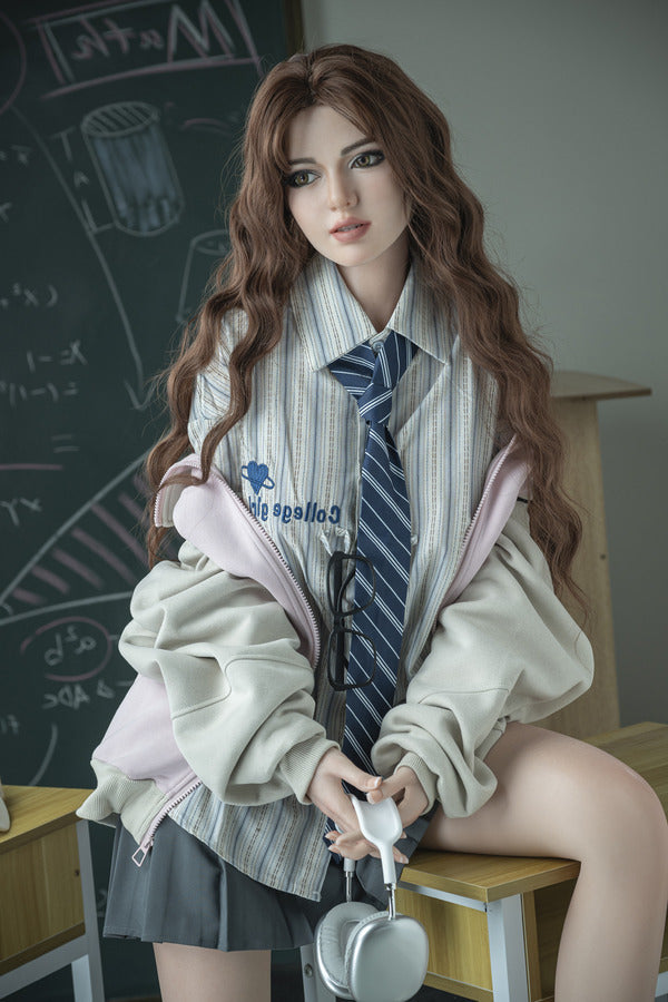 160cm/5ft3 D-cup Chinese Silicone Head Sex Doll ROS - M2 JX