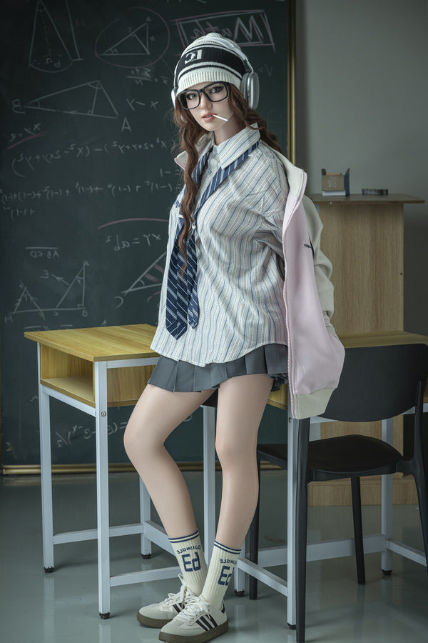 160cm/5ft3 D-cup Chinese Silicone Head Sex Doll ROS - M2 JX