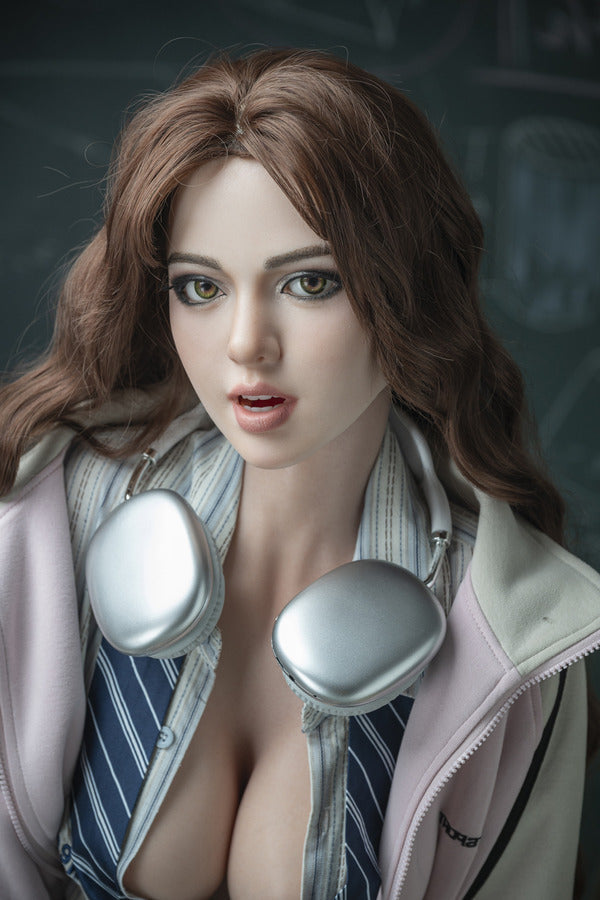 160cm/5ft3 D-cup Chinese Silicone Head Sex Doll ROS - M2 JX