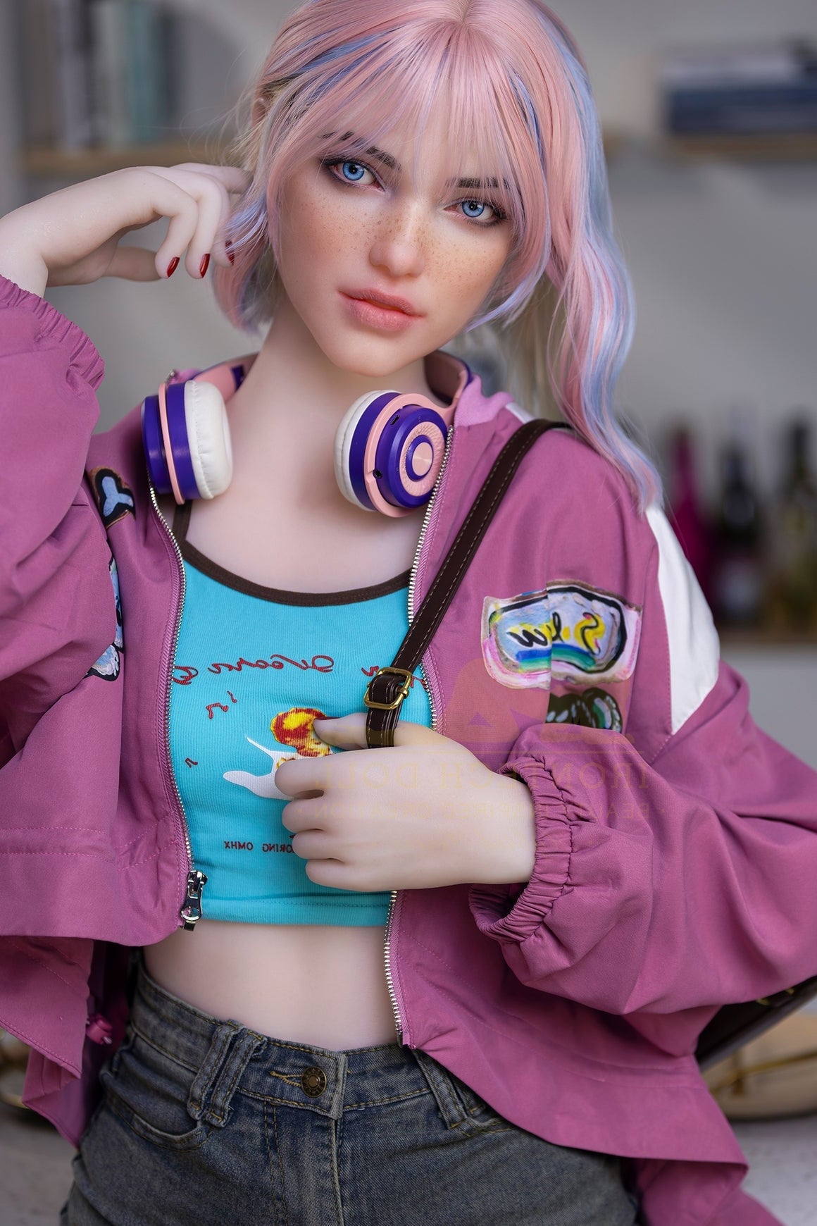 162cm/5ft4 A-Cup Cute Hybrid Sex Doll with S46 Head Silicone + TPE Body Irontech