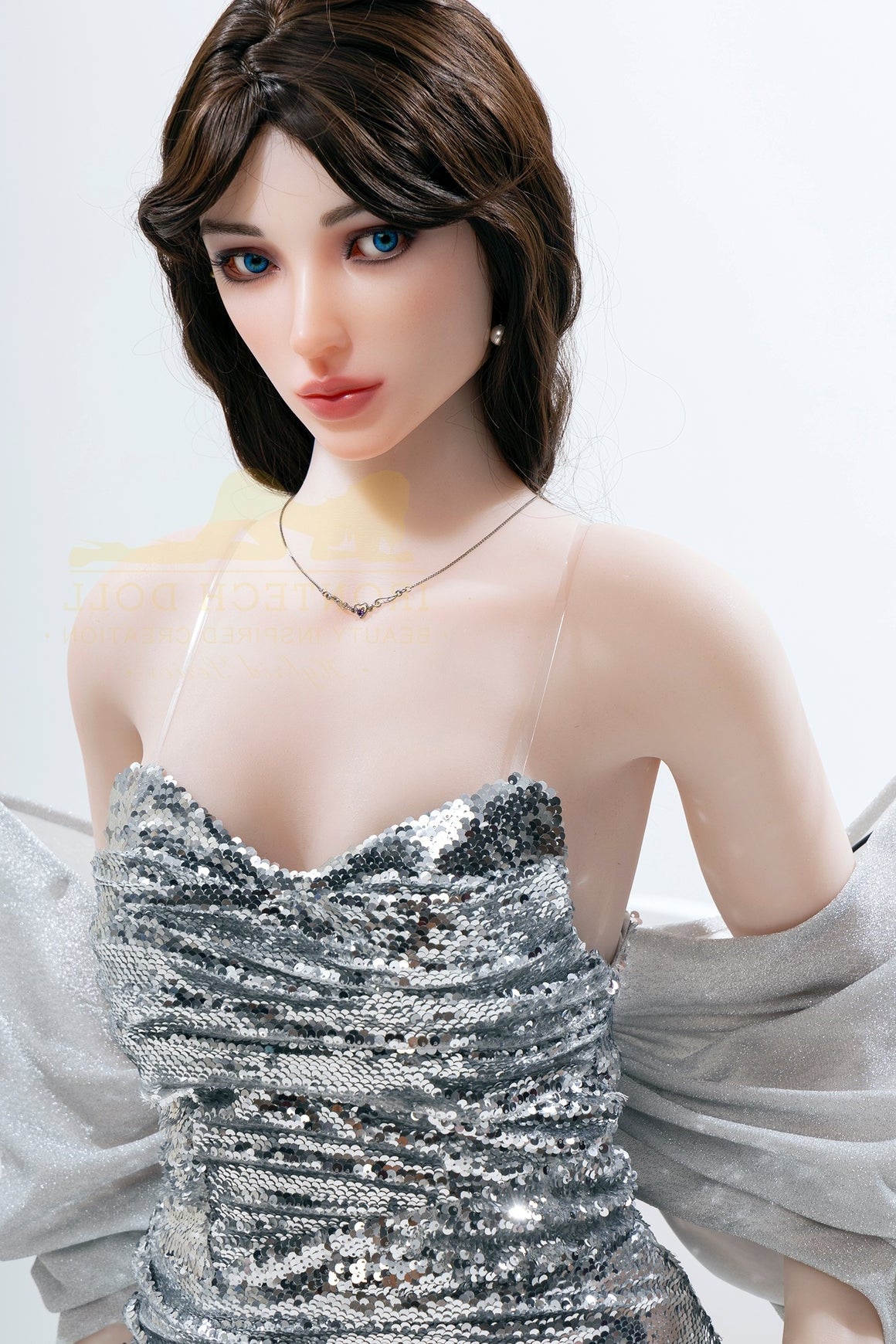 162cm/5ft4 A-Cup Cute Hybrid Sex Doll with S47 Head Silicone + TPE Body Irontech