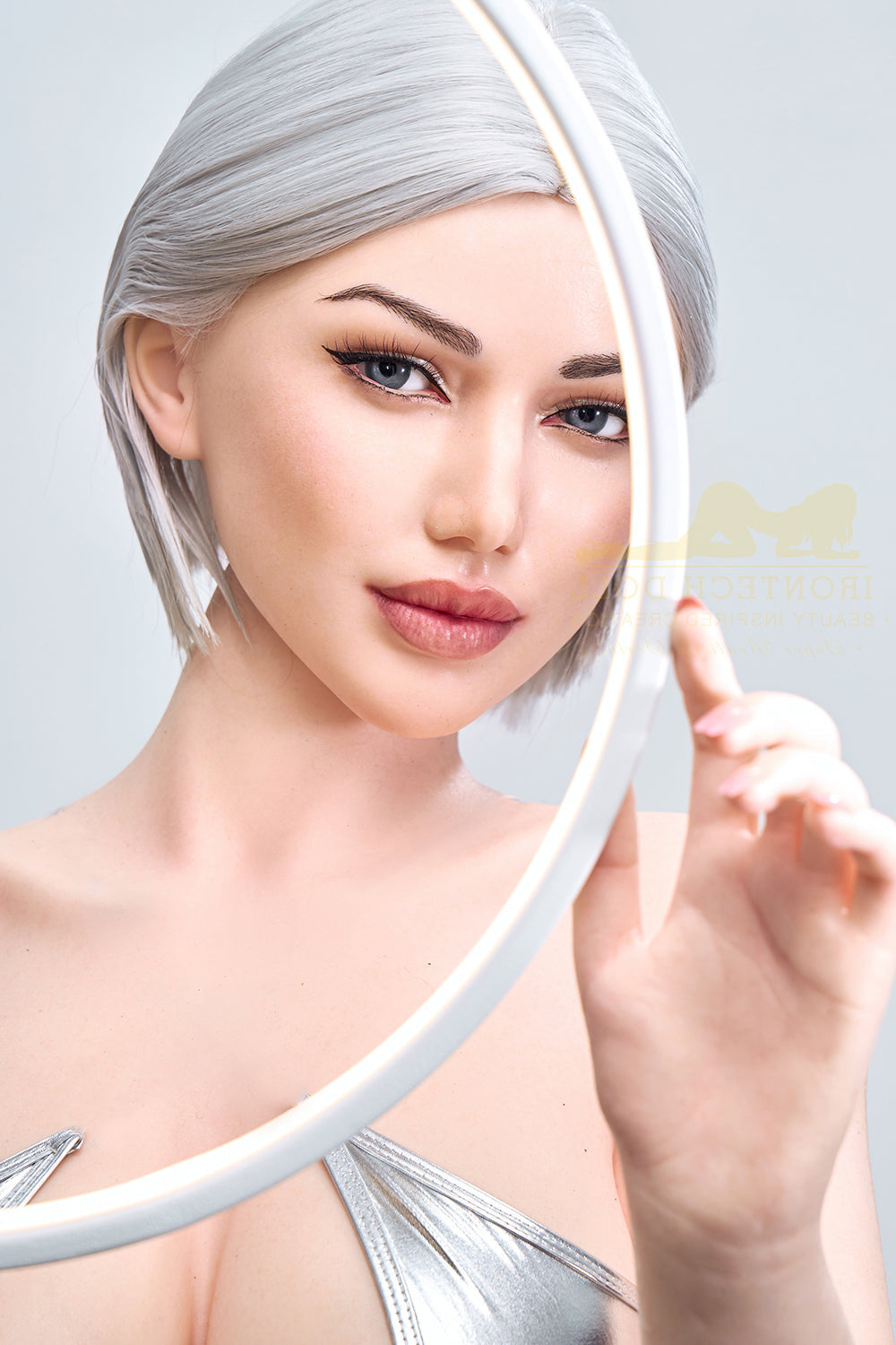 159cm/5ft3 G-cup Huge Breast Bubble Butt Silicone Sex Doll – S13 Celin Torso Irontech