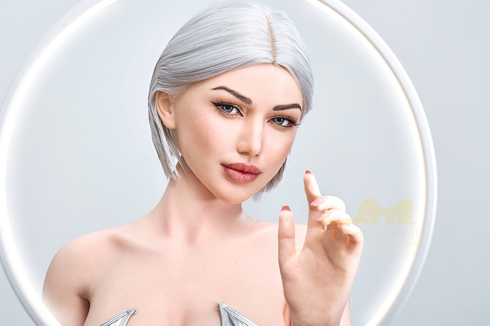 159cm/5ft3 G-cup Huge Breast Bubble Butt Silicone Sex Doll – S13 Celin Torso Irontech