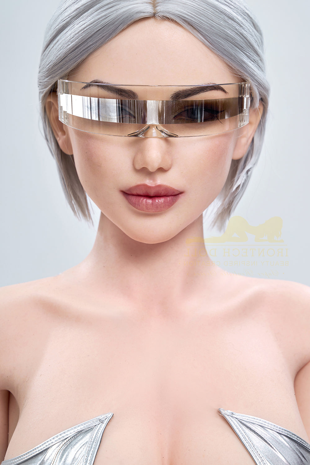 159cm/5ft3 G-cup Huge Breast Bubble Butt Silicone Sex Doll – S13 Celin Torso Irontech