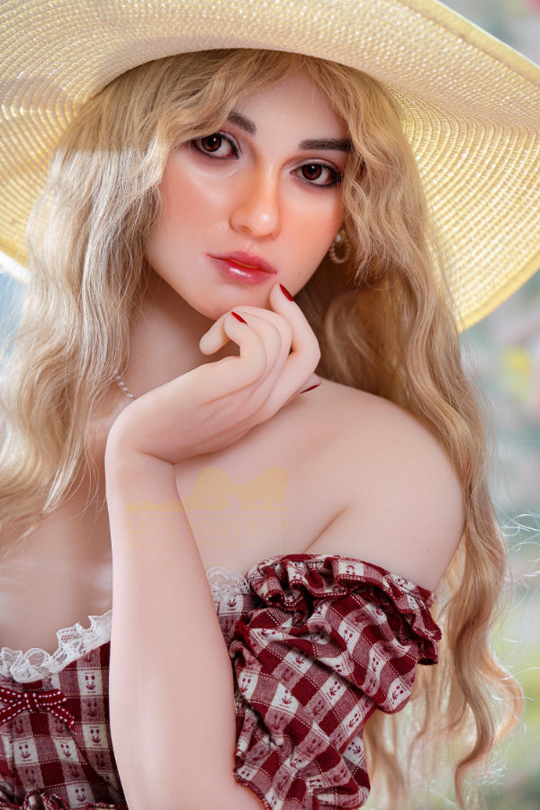 162cm/5ft4 A-Cup Cute Hybrid Sex Doll with S45 Head Silicone + TPE Body Irontech