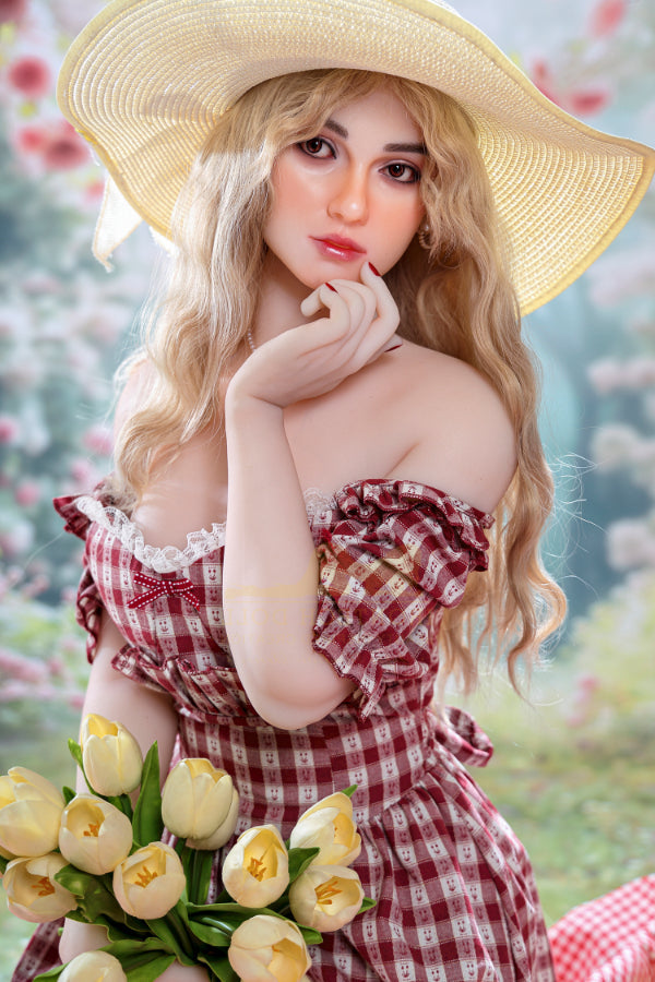 162cm/5ft4 A-Cup Cute Hybrid Sex Doll with S45 Head Silicone + TPE Body Irontech