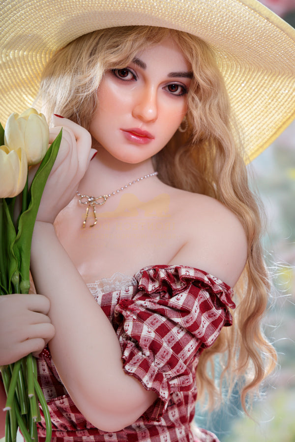 162cm/5ft4 A-Cup Cute Hybrid Sex Doll with S45 Head Silicone + TPE Body Irontech
