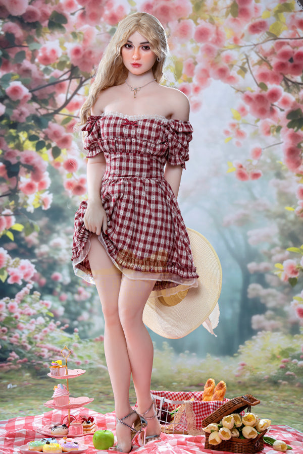 162cm/5ft4 A-Cup Cute Hybrid Sex Doll with S45 Head Silicone + TPE Body Irontech