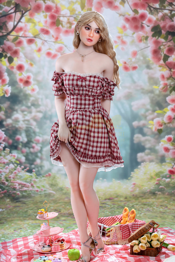 162cm/5ft4 A-Cup Cute Hybrid Sex Doll with S45 Head Silicone + TPE Body Irontech