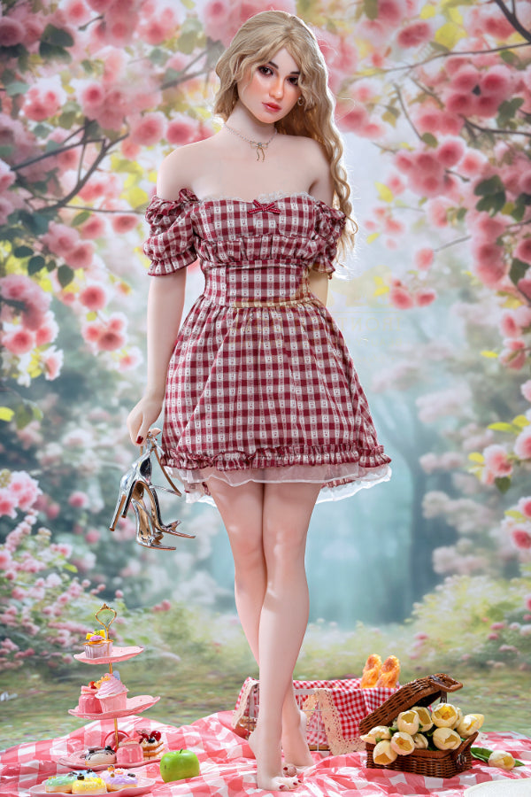 162cm/5ft4 A-Cup Cute Hybrid Sex Doll with S45 Head Silicone + TPE Body Irontech