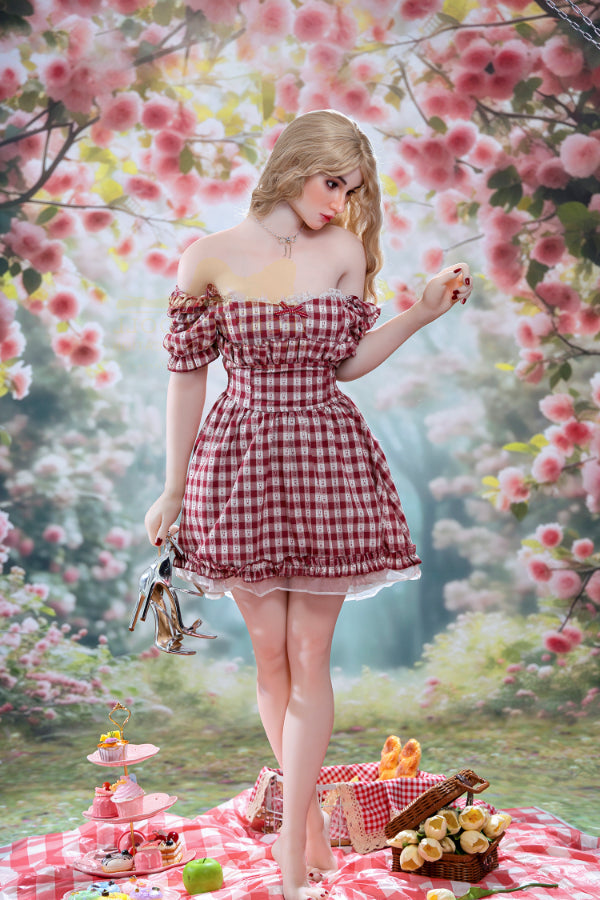 162cm/5ft4 A-Cup Cute Hybrid Sex Doll with S45 Head Silicone + TPE Body Irontech