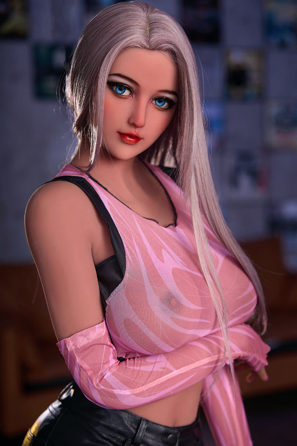 165cm/5ft5 F-Cup Skinny Big Tits|Boobs Tall TPE Sex Doll with #164 Hea Torso 6ye