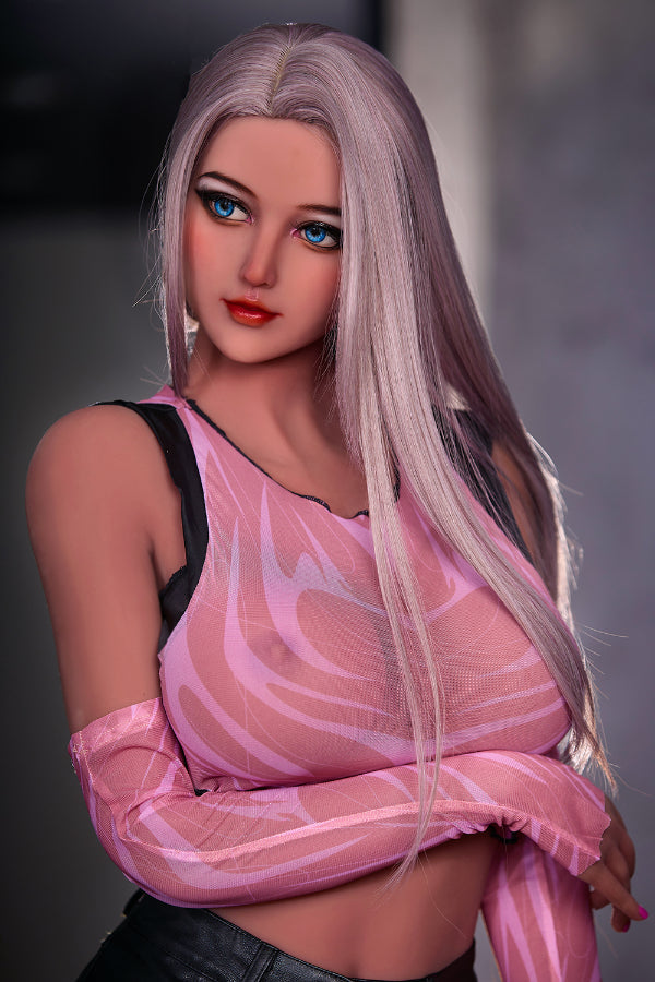 165cm/5ft5 F-Cup Skinny Big Tits|Boobs Tall TPE Sex Doll with #164 Hea Torso 6ye