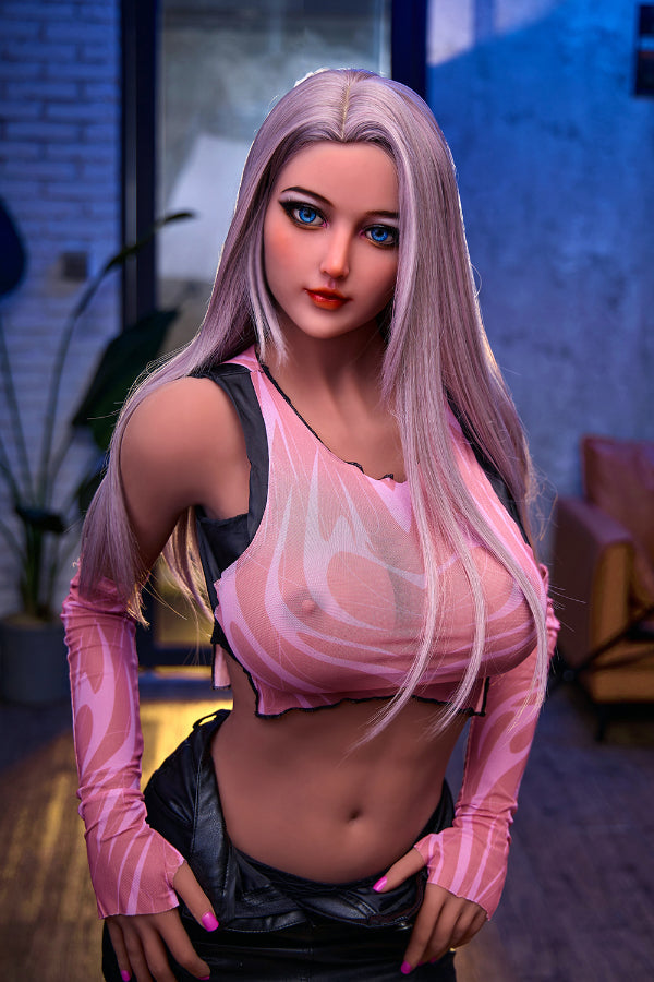 165cm/5ft5 F-Cup Skinny Big Tits|Boobs Tall TPE Sex Doll with #164 Hea Torso 6ye