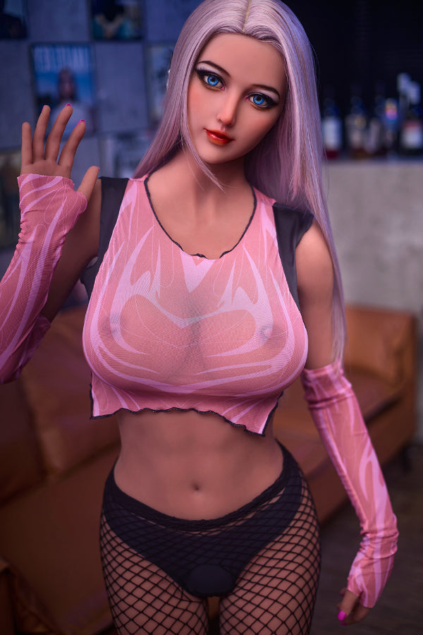 165cm/5ft5 F-Cup Skinny Big Tits|Boobs Tall TPE Sex Doll with #164 Hea Torso 6ye