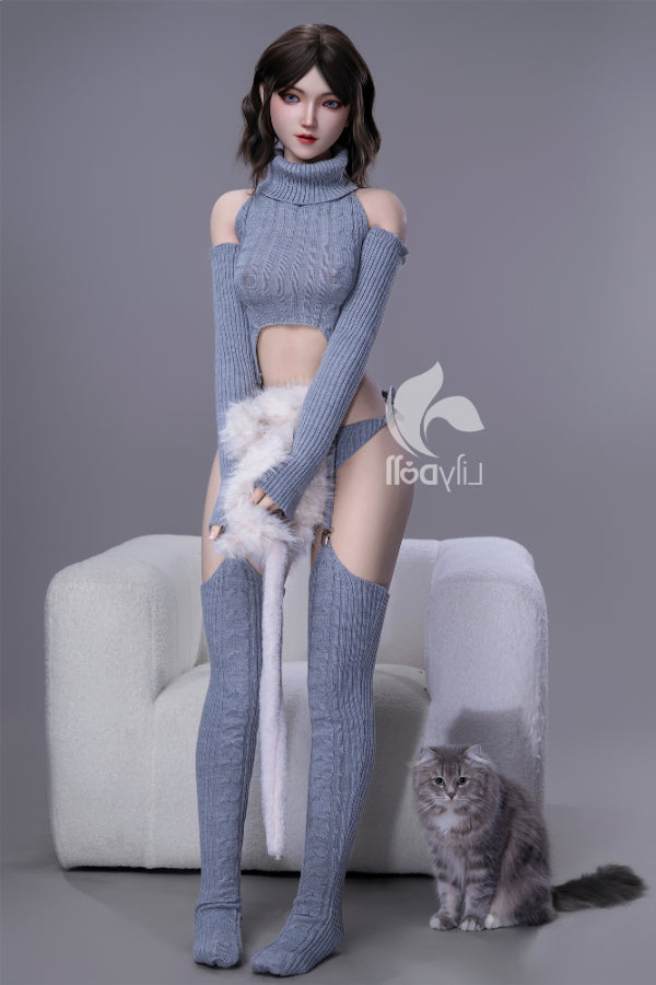 159cm/5ft3 B-Cup Hybrid Sex Doll - Freya-D, Head LH031A-D Silicone & TPE Body Lily