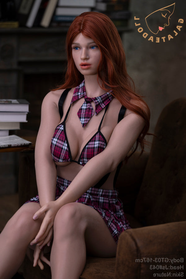 167cm/5ft6 E-cup Real Skin Texture Silicone Sex Doll – JS043 Galatea