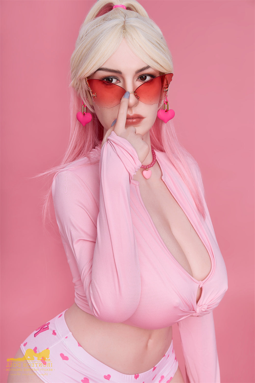 162cm/5ft4 I-cup Shemale/Transgender Silicone Sex Doll – S25 Irontech