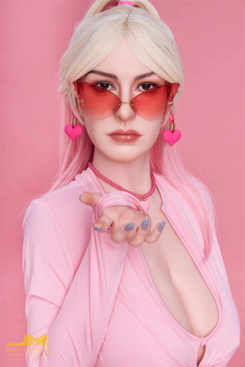 162cm/5ft4 I-cup Shemale/Transgender Silicone Sex Doll – S25 Irontech