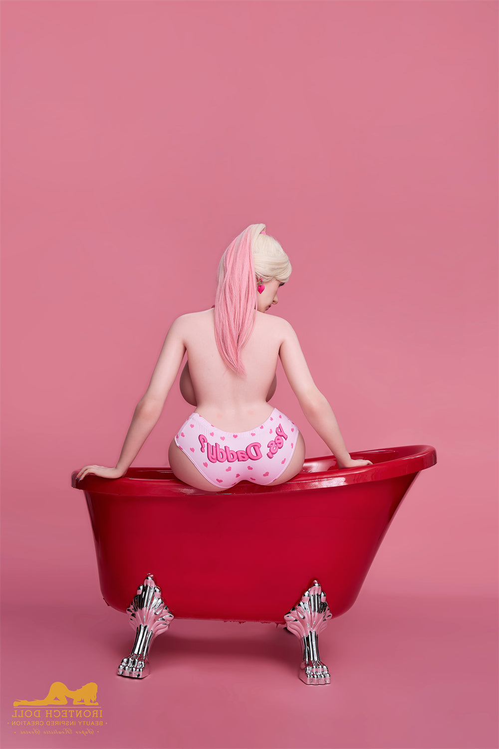 162cm/5ft4 I-cup Shemale/Transgender Silicone Sex Doll – S25 Irontech