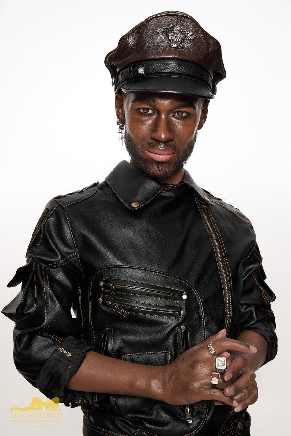 176cm/5ft9 Male Ebony|Black Tall Realistic Silicone Sex Doll - M7 Bill Torso Irontech