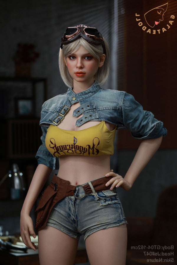 162cm/5ft4 E-cup Real Skin Texture Silicone Sex Doll – JS047 Nature Galatea