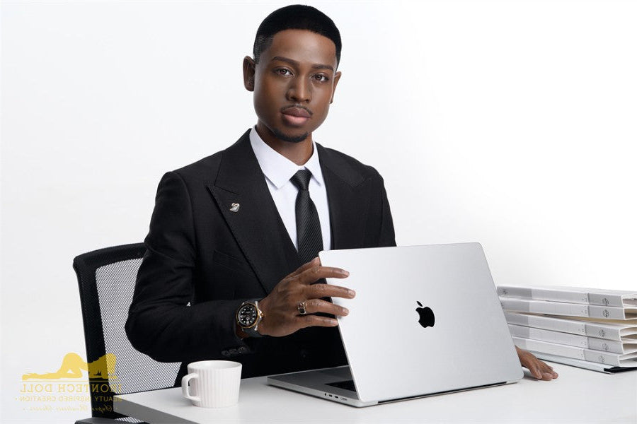 170cm/5ft7 Male Black|Ebony Realistic Silicone Sex Doll - M8 Irontech