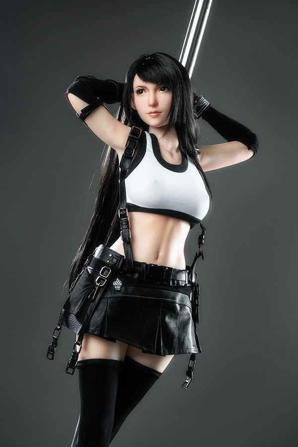 167cm/5ft6 D-cup Final Fantasy VII Game Cosplay Silicone Sex Doll - Ti Torso Lady
