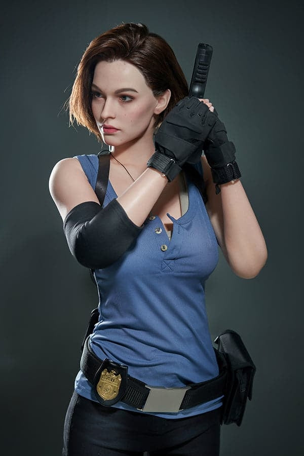 168cm/5ft6 E-cup Resident Evil Game Silicone Sex Doll Jill Valentine Lady