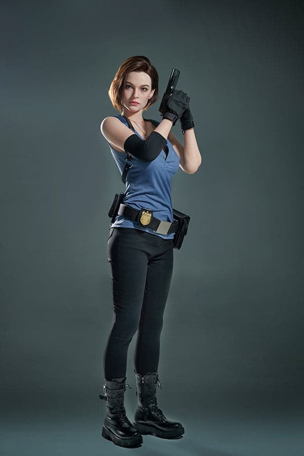 168cm/5ft6 E-cup Resident Evil Game Silicone Sex Doll Jill Valentine Lady